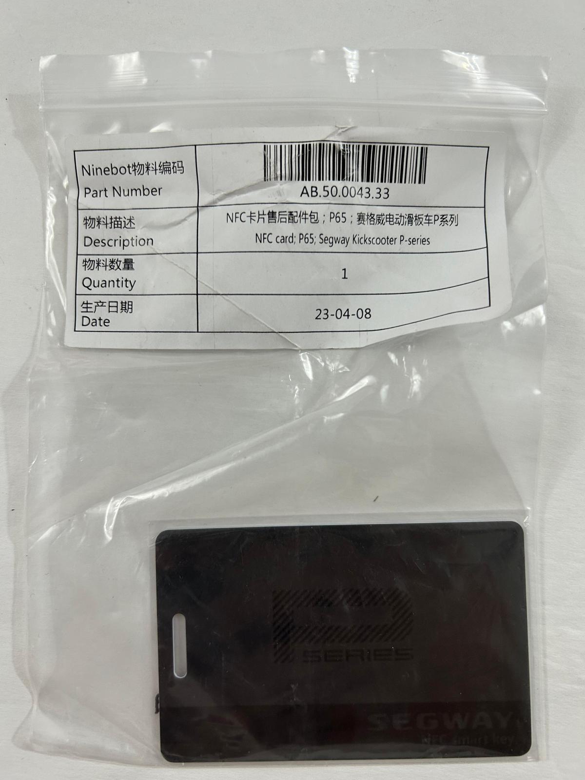Replacement NFC Card for Ninebot P65 and P100 Kick Scooters