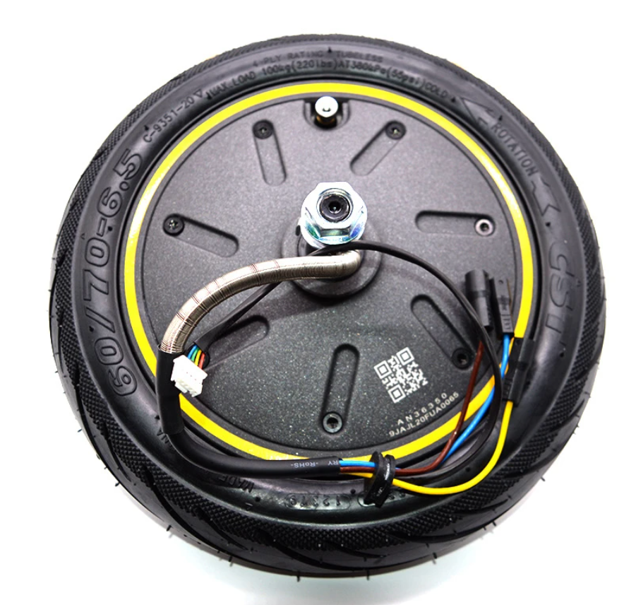 6 Original Replacement 350W  (2nd gen) Motors with Tire for Ninebot MAX G30, G30LE, G30LP